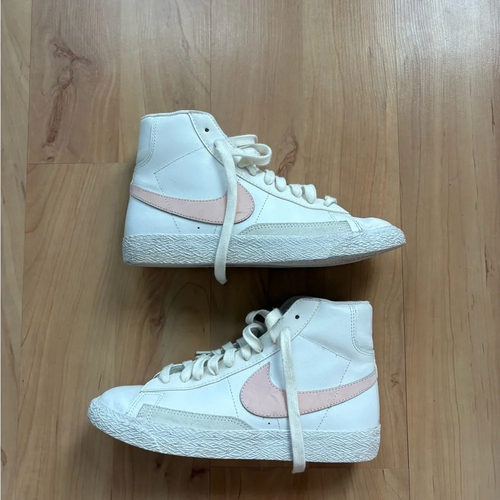 Pink Nike Blazers